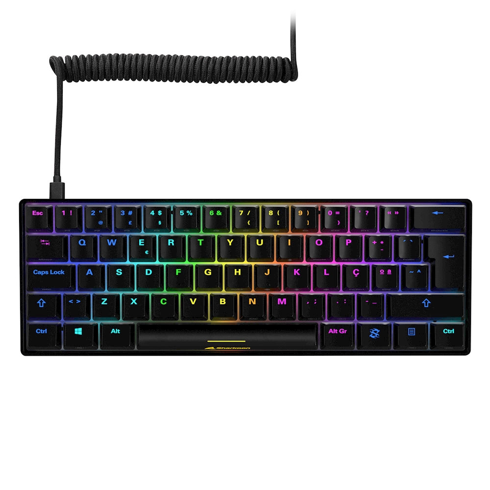 Teclado gaming sharkoon skiller sgk50 s4 kailh red negro portugues