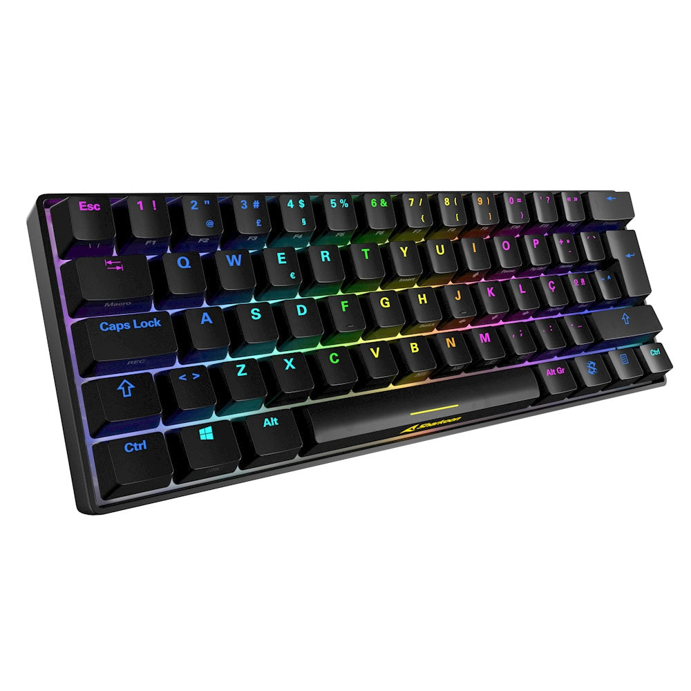 Teclado gaming sharkoon skiller sgk50 s4 kailh red negro portugues