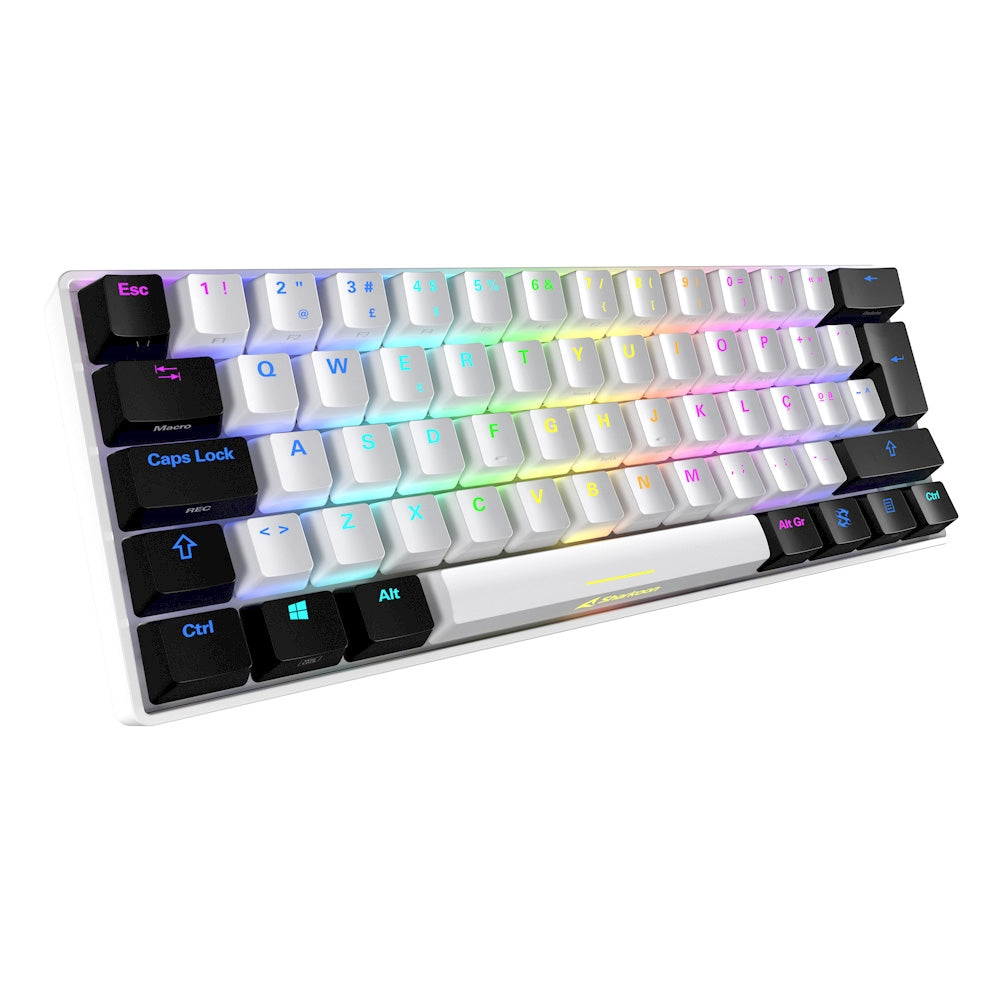 Teclado gaming sharkoon skiller sgk50 s4 kailh red blanco