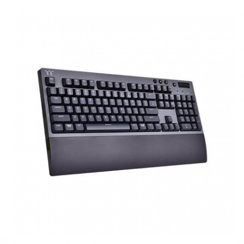 Teclado mecanico inalambrico thermaltake w1 gaming bluetooth -  reposamuñecas -  cherry red