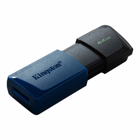 Memoria usb 3.2 kingston 64gb datatraveler dtxm azul