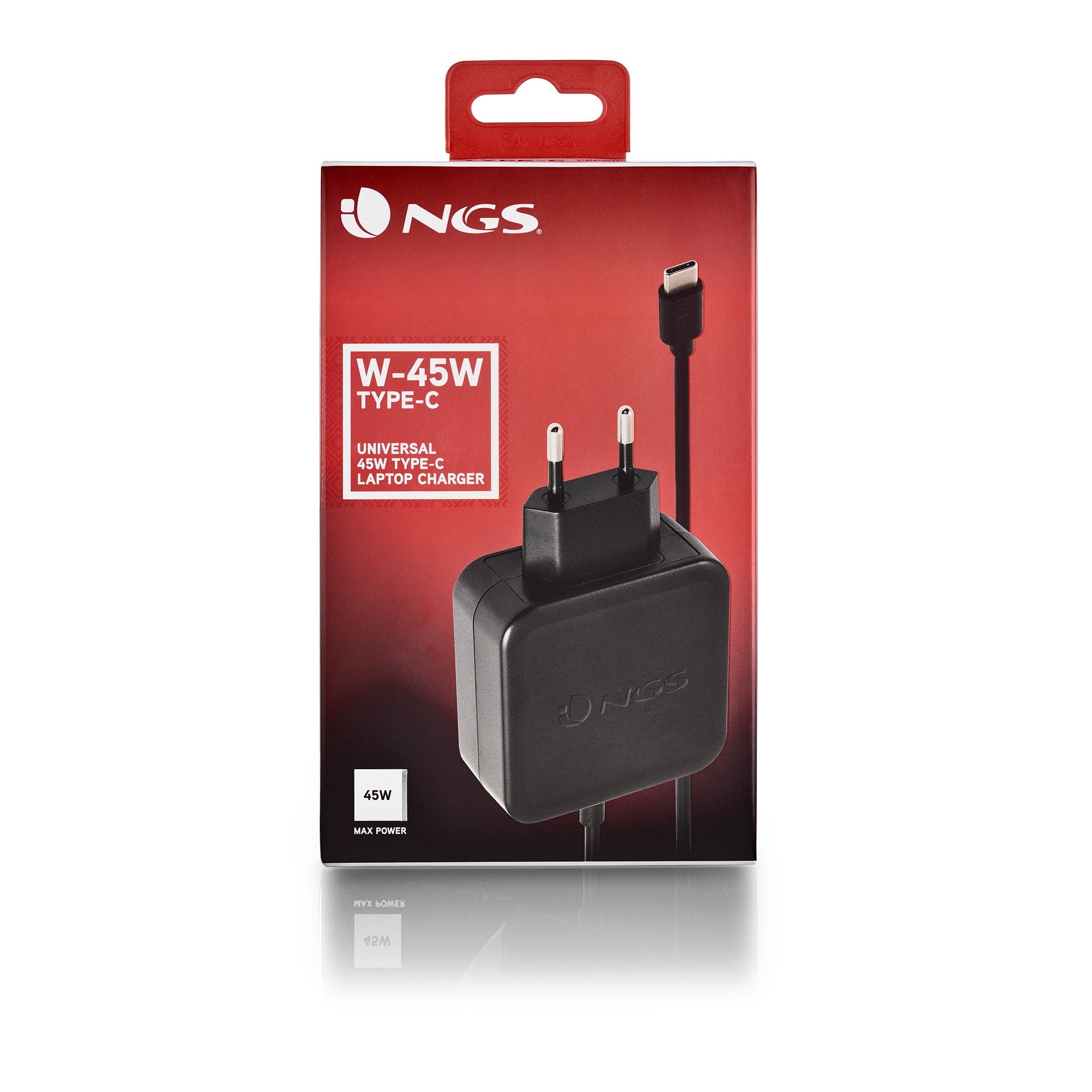 Cargador portatil ngs w - 45w universal - usb tipo c - 45w