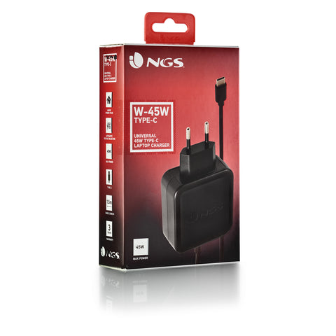 Cargador portatil ngs w - 45w universal - usb tipo c - 45w