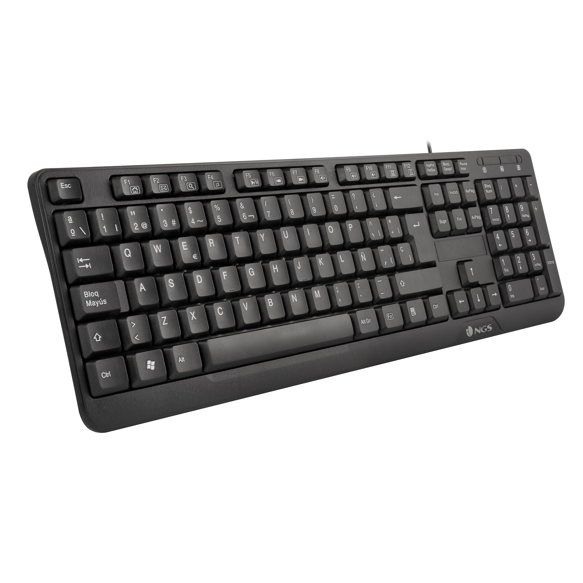 Teclado con cable ngs funky v3 usb