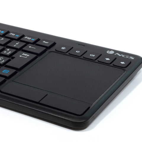 Teclado inalambrico ngs tv warrior con touchpad