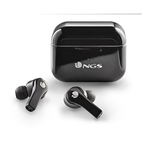 Auriculares inalambricos ngs artica bloom black bluetooth 5.1 + estuche de carga