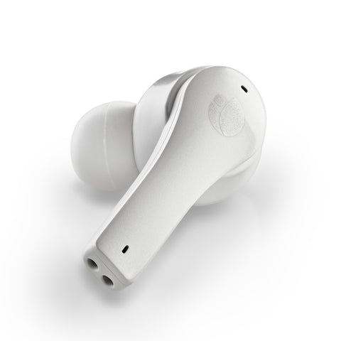 Auriculares inalambricos ngs artica bloom white bluetooth 5.1 + estuche de carga - blanco