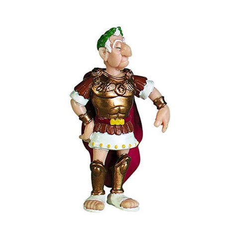 Figura plastoy asterix & obelix emperador cesar pvc 9 cm