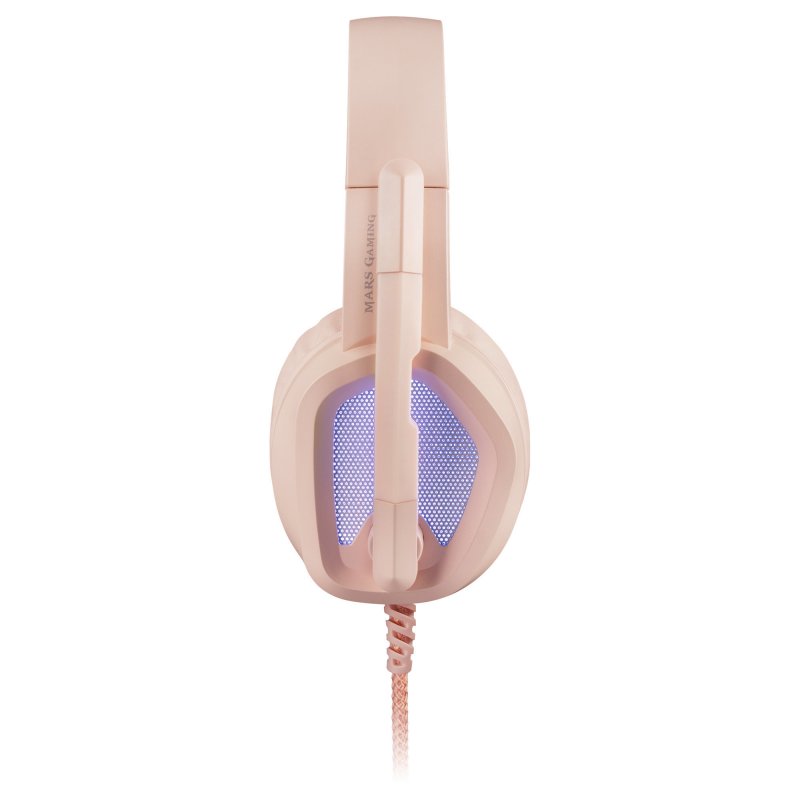 Auriculares mars gaming mh320 rosa jack 3.5mm + usb con microfono compatible con windows -  ps4 -  ps5 -  xbox one -  xbox series x - s -  nintendo switch -  mac -  smartphone -  tablet