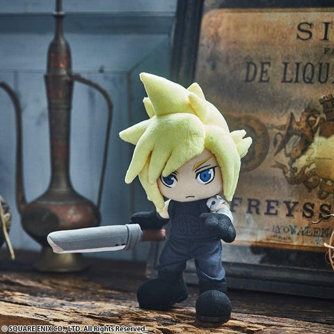 Peluche articulado square enix final fantasy cloud strife