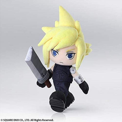 Peluche articulado square enix final fantasy cloud strife