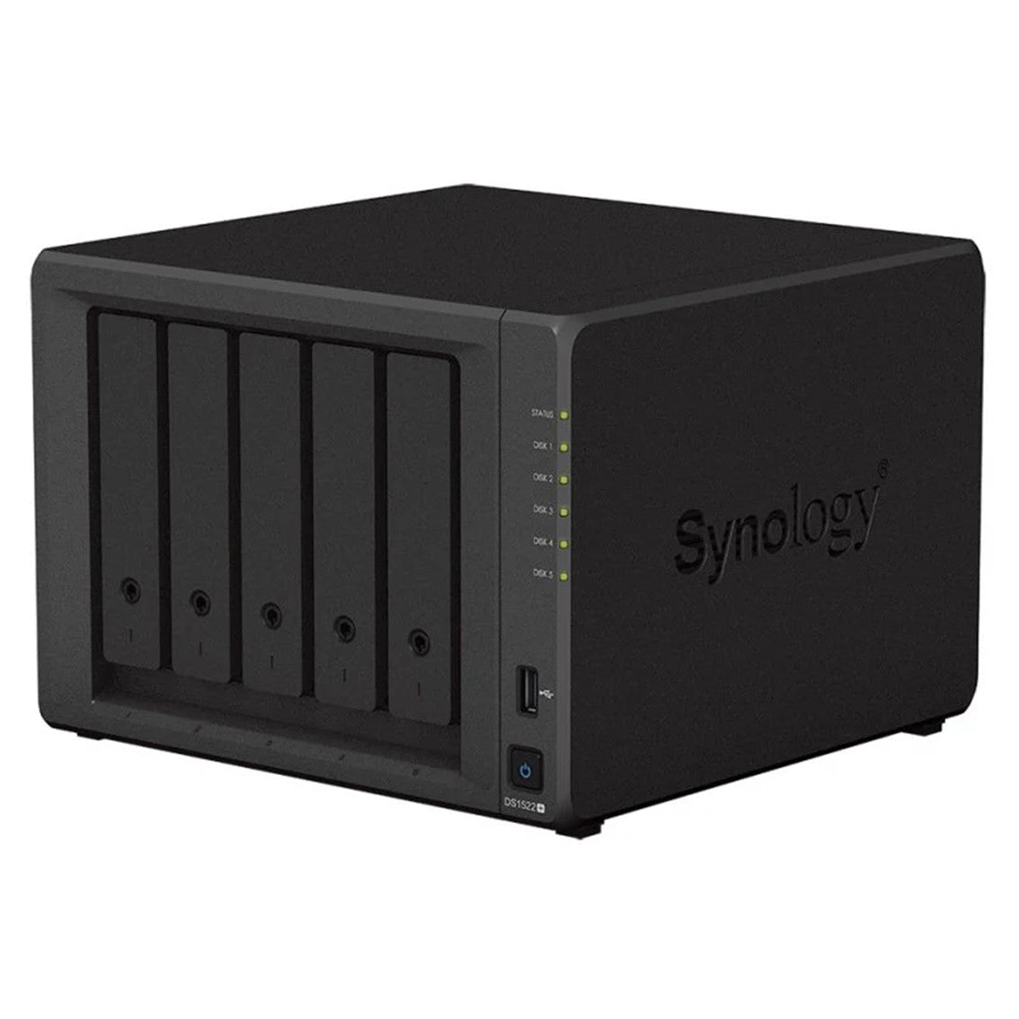 Servidor nas synology disk station ds1522+ 8gb 5 bahias raid gigabit ethernet