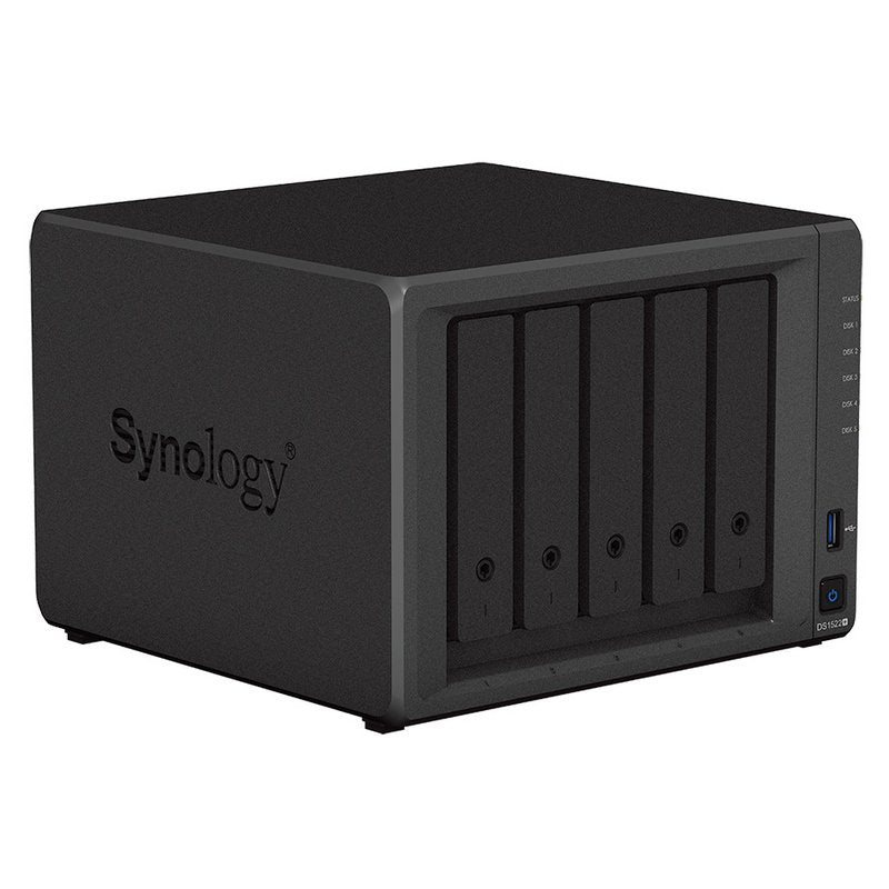 Servidor nas synology disk station ds1522+ 8gb 5 bahias raid gigabit ethernet