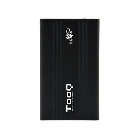 Caja externa tooq tqe - 2524b 2.5pulgadas 9.5mm sata usb 3.0 negro