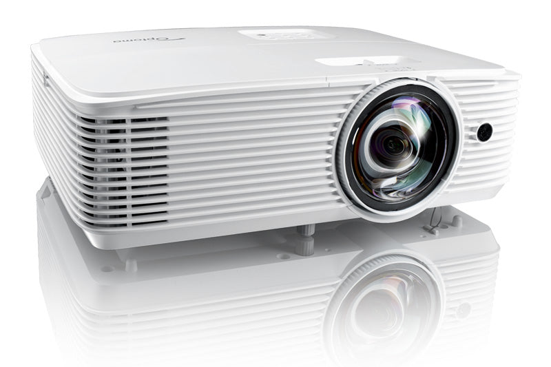 Proyector optoma w309st ansi dlp wxga 3800 lumenes - hdmi - vga - usb - full 3d - corta distancia - blanco