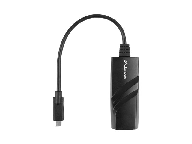 Adaptador lanberg usb tipo c 3.1 macho -  ethernet rj45 hembra -  0.15m