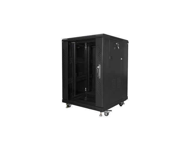 Armario rack lanberg 15u 600 x 600 auto ensamblado 19pulgadas carga maxima 800kg negro