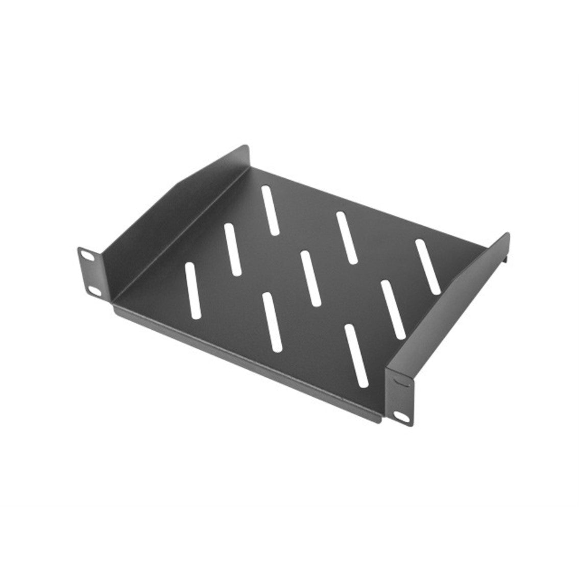 Bandeja fija lanberg 1u 254 x 180 mm carga maxima 20kg rack de 10pulgadas negro