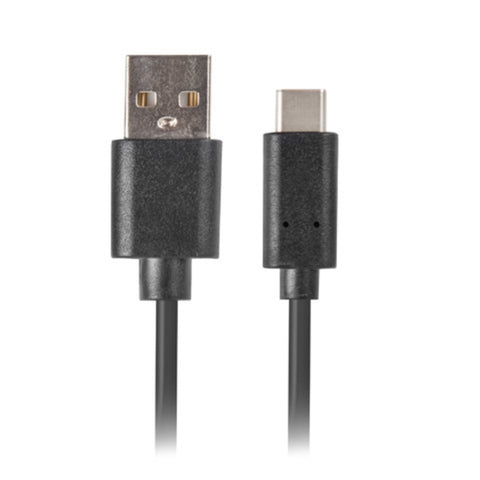 Cable usb tipo c a usb 2.0 tipo a lanberg 3m - macho -  macho - negro