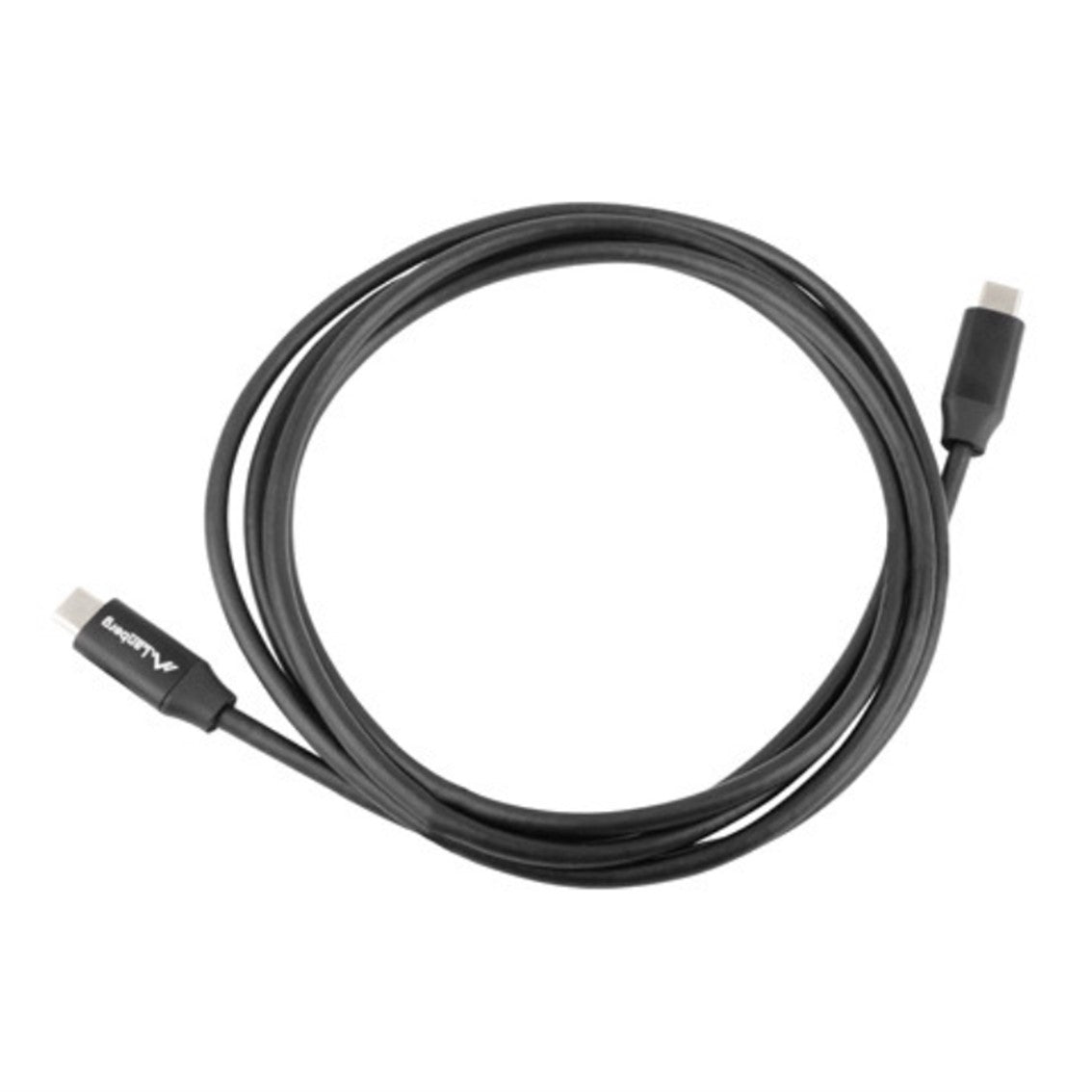 Cable usb tipo c lanberg 1m - macho -  macho - carga rapida - negro