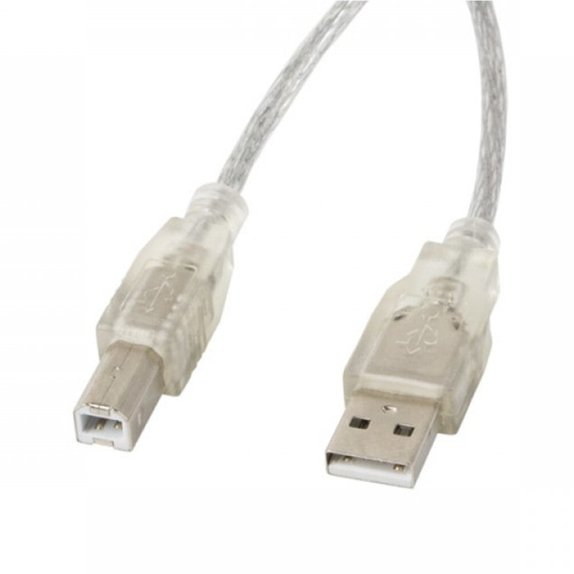 Cable usb tipo b a usb 2.0 tipo a lanberg 1.8m - macho -  macho - transparente