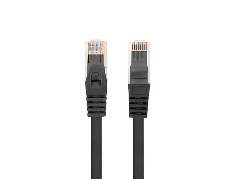 Latiguillo rj45 lanberg cat.6 f - utp 0.25m negro