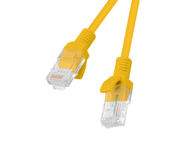 Latiguillo rj45 lanberg cat.6 utp 0.25m fluke passed naranja