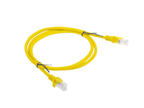 Latiguillo rj45 lanberg cat.6 utp 1m fluke passed amarillo