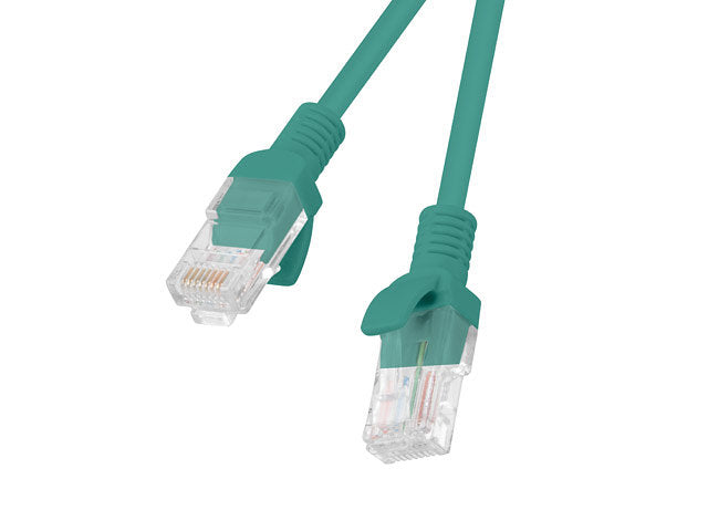 Latiguillo rj45 lanberg cat.6 utp 0.50m fluke passed verde