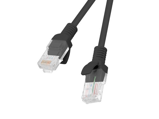 Latiguillo rj45 lanberg cat.6 utp 3m fluke passed negro