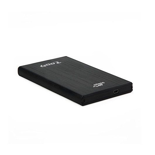 Caja externa tooq tqe - 2522b para hdd - ssd 2.5pulgadas 9.5mm sata usb 3.0 negra