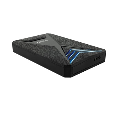 Caja externa gaming tooq tqe - 2550bl para hdd - ssd 2.5pulgadas 9.5mm sata 3 usb 3.0 - 3.1 negro