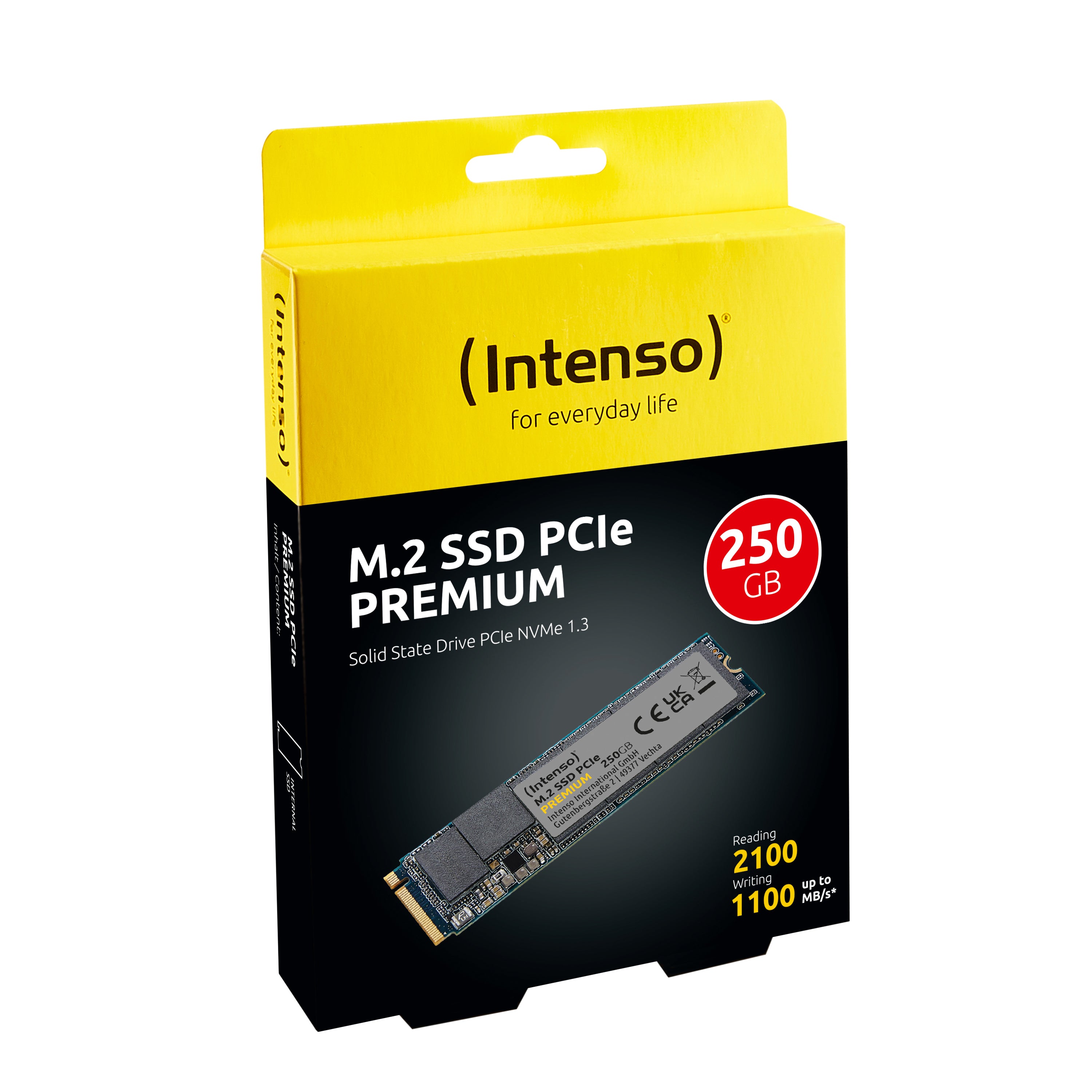 Disco duro interno solido ssd intenso 250gb premium nvme