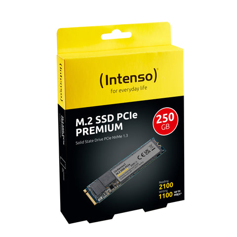 Disco duro interno solido ssd intenso 250gb premium nvme