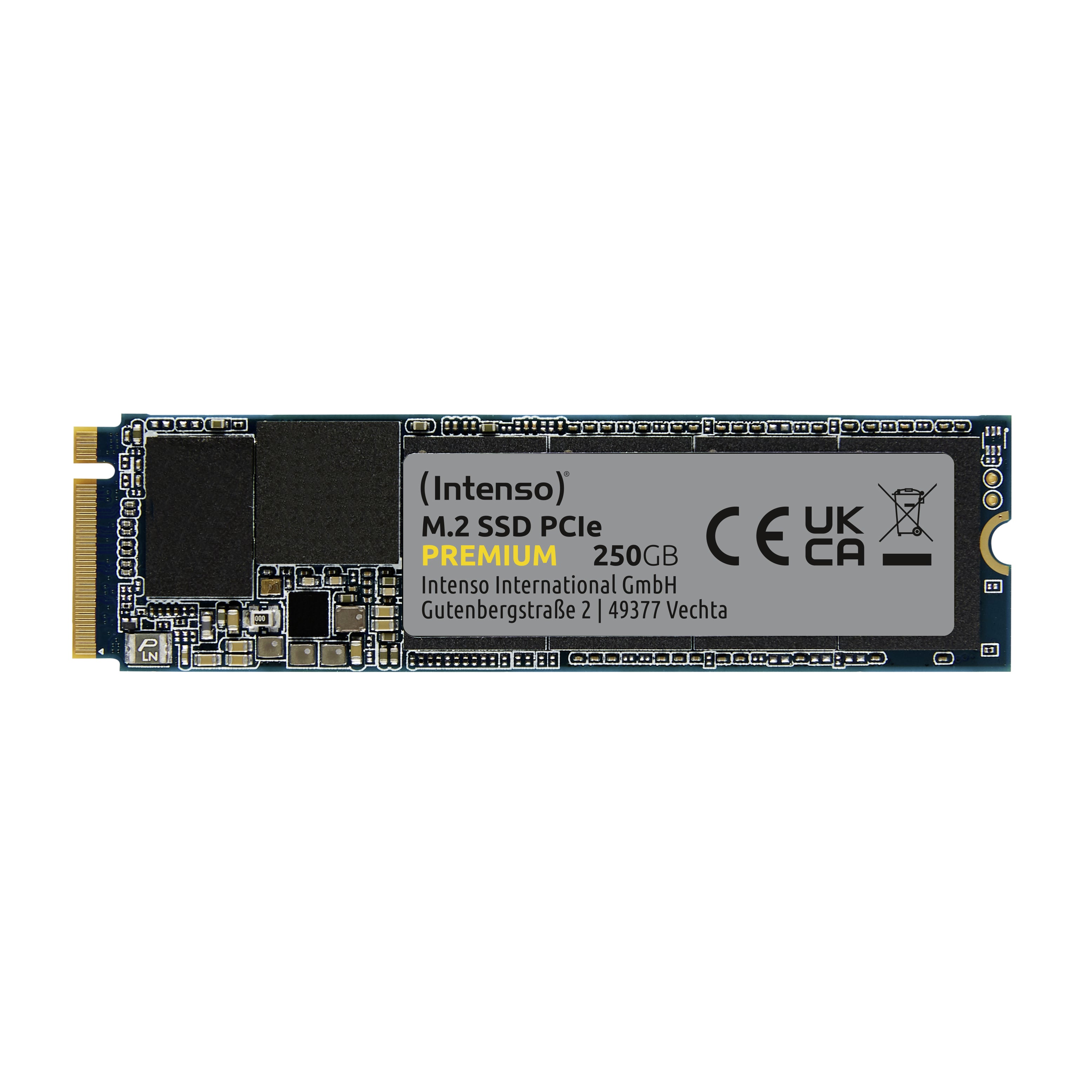 Disco duro interno solido ssd intenso 250gb premium nvme