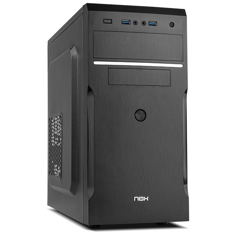 Caja ordenador nox tau micro atx 2 x usb 3.0