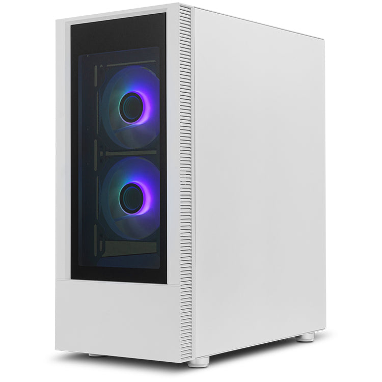 Caja ordenador gaming nox hummer nemesis atx 2 x usb 3.0 2 x usb 2.0 blanca argb