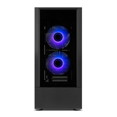 Caja ordenador gaming nox hummer nemesis atx 2 x usb 3.0 2 x usb 2.0 negra argb