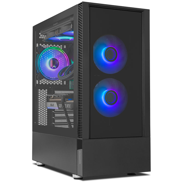 Caja ordenador gaming nox hummer nemesis atx 2 x usb 3.0 2 x usb 2.0 negra argb