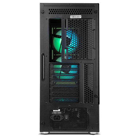 Caja ordenador gaming nox hummer nemesis atx 2 x usb 3.0 2 x usb 2.0 negra argb