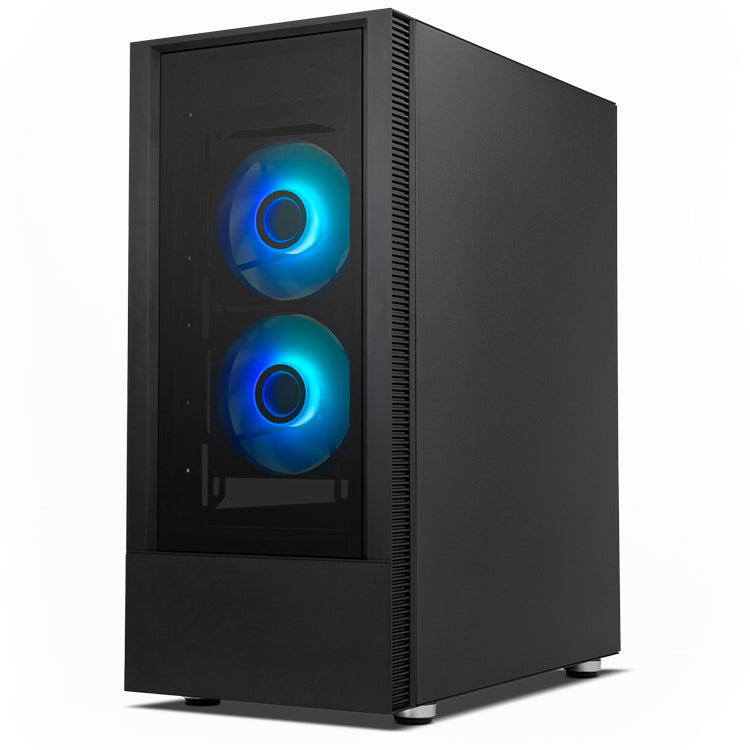 Caja ordenador gaming nox hummer nemesis atx 2 x usb 3.0 2 x usb 2.0 negra argb