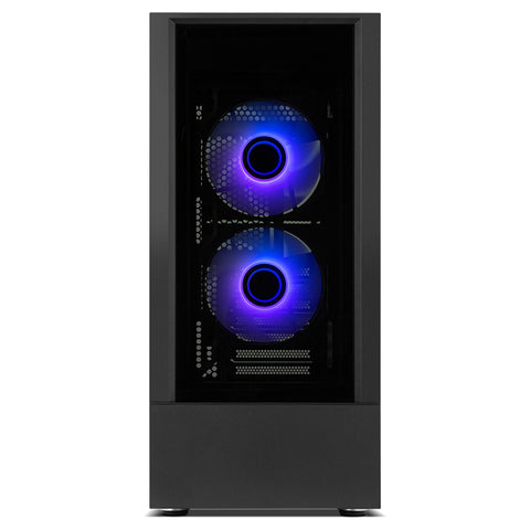 Caja ordenador gaming nox hummer nemesis atx 2 x usb 3.0 2 x usb 2.0 negra argb