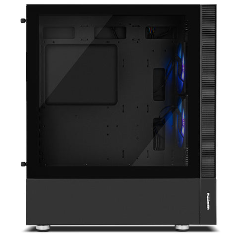 Caja ordenador gaming nox hummer nemesis atx 2 x usb 3.0 2 x usb 2.0 negra argb