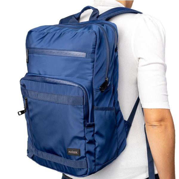 Mochila nilox urban 15.6pulgadas azul