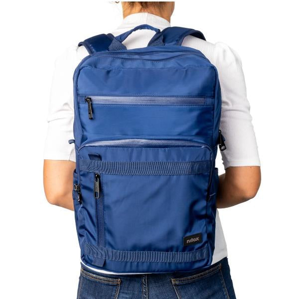 Mochila nilox urban 15.6pulgadas azul