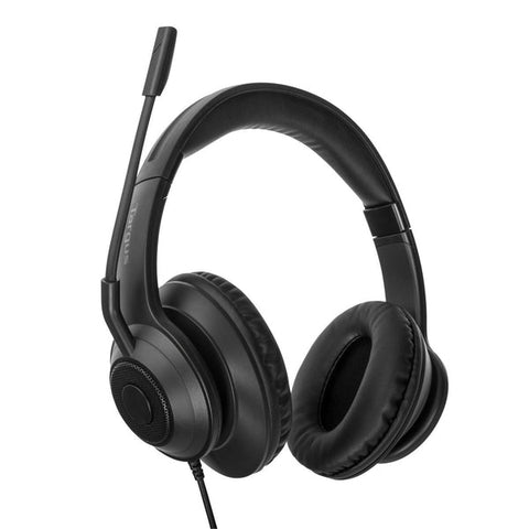 Auriculares stereo targus alambrico negro usb