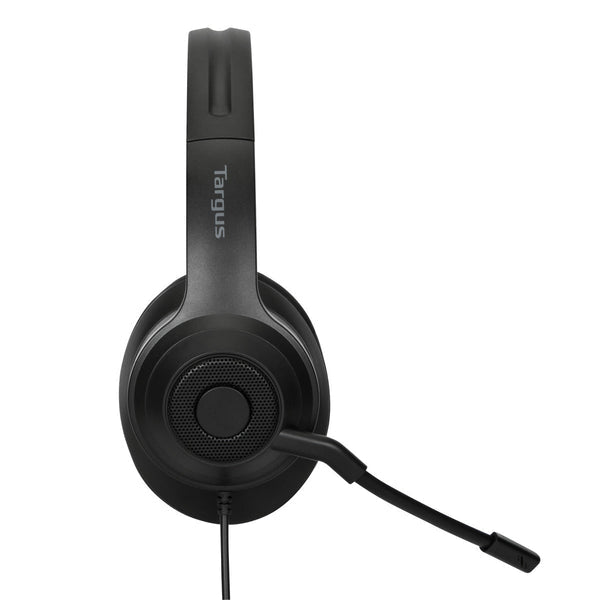 Auriculares stereo targus alambrico negro usb