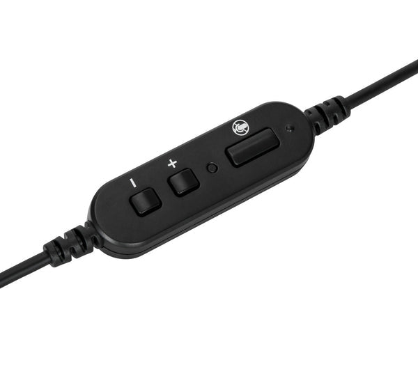 Auriculares stereo targus alambrico negro usb