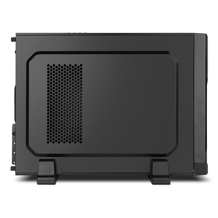 Caja ordenador nox slim lite070 micro atx 2 x usb 3.0 1 x 80mm 500w negra