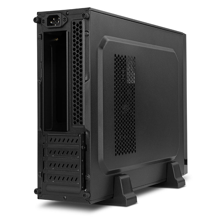 Caja ordenador nox slim lite070 micro atx 2 x usb 3.0 1 x 80mm 500w negra